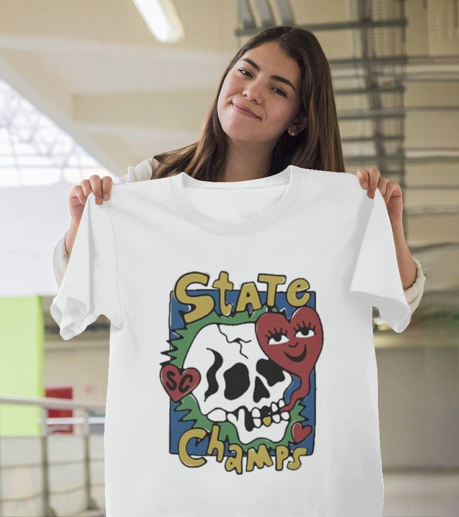 State Champs SC Skull Heart T-Shirt