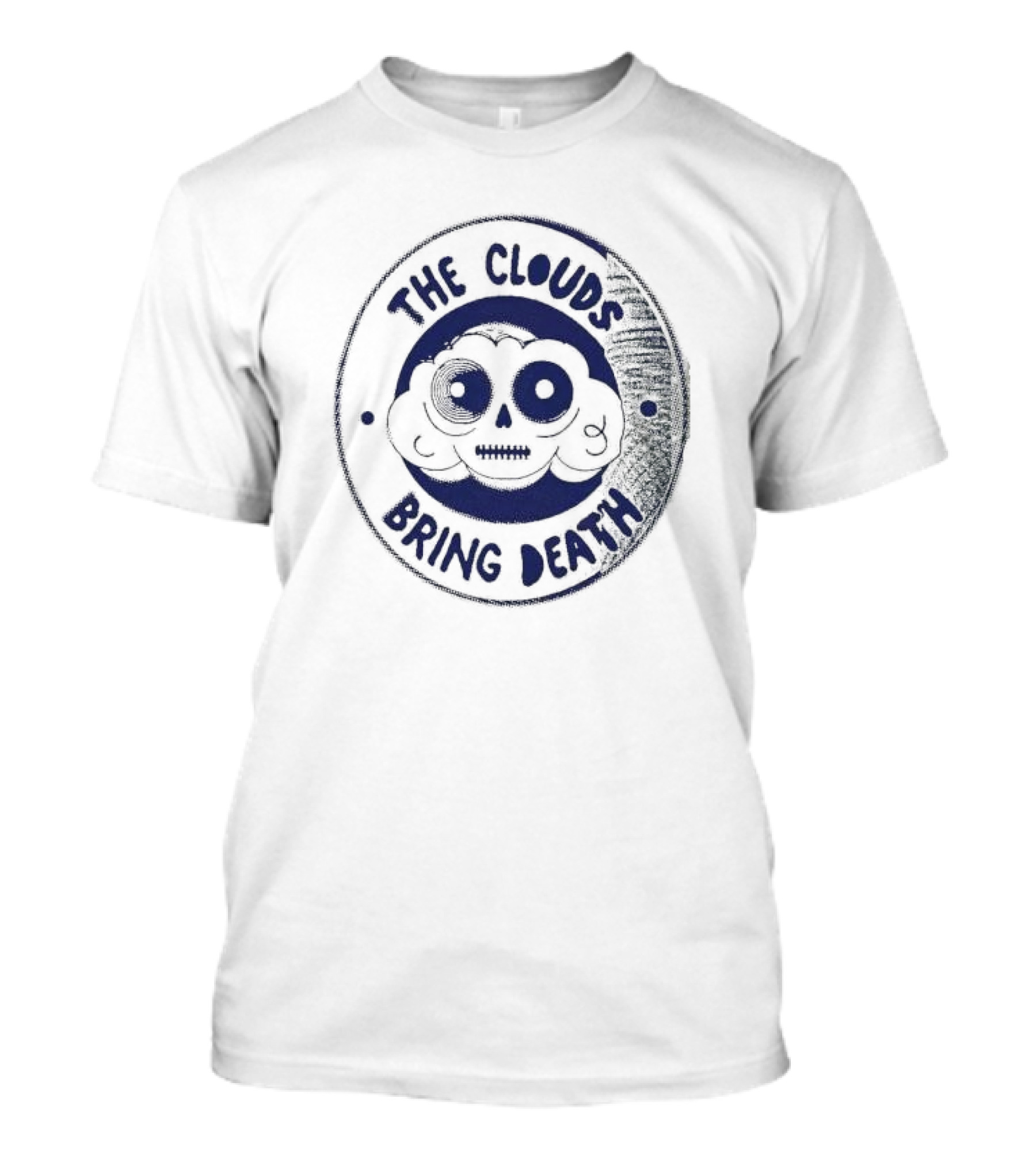 The Clouds Bring Death Cloud Skull Emblem T-Shirt