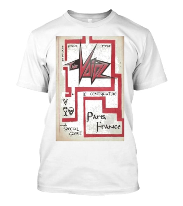 The Voidz Presents March 5 2025 Le Centquatre Paris France Special Guest T-Shirt