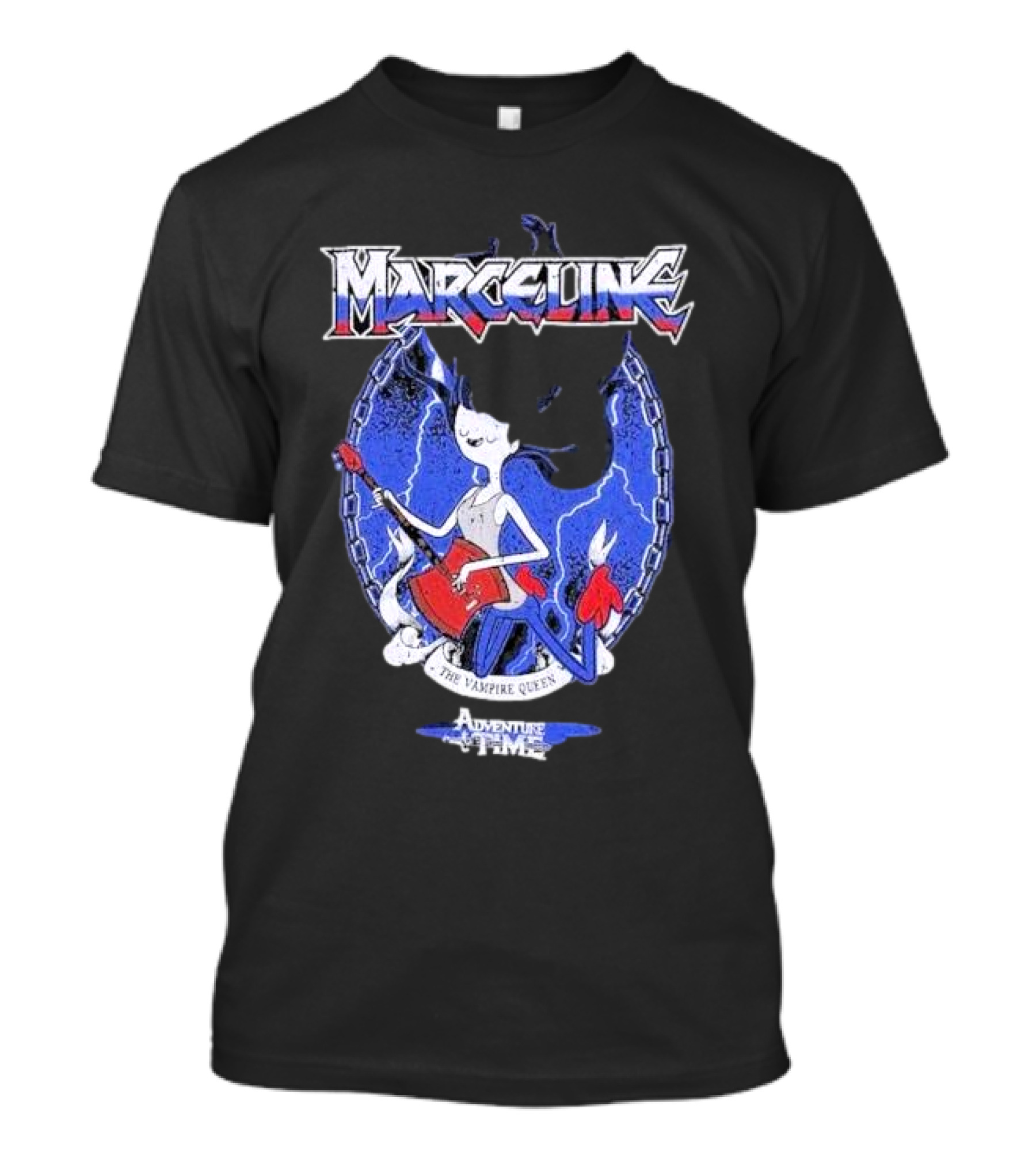 Marceline The Vampire Queen Adventure Time Metal Style Girls T-Shirt