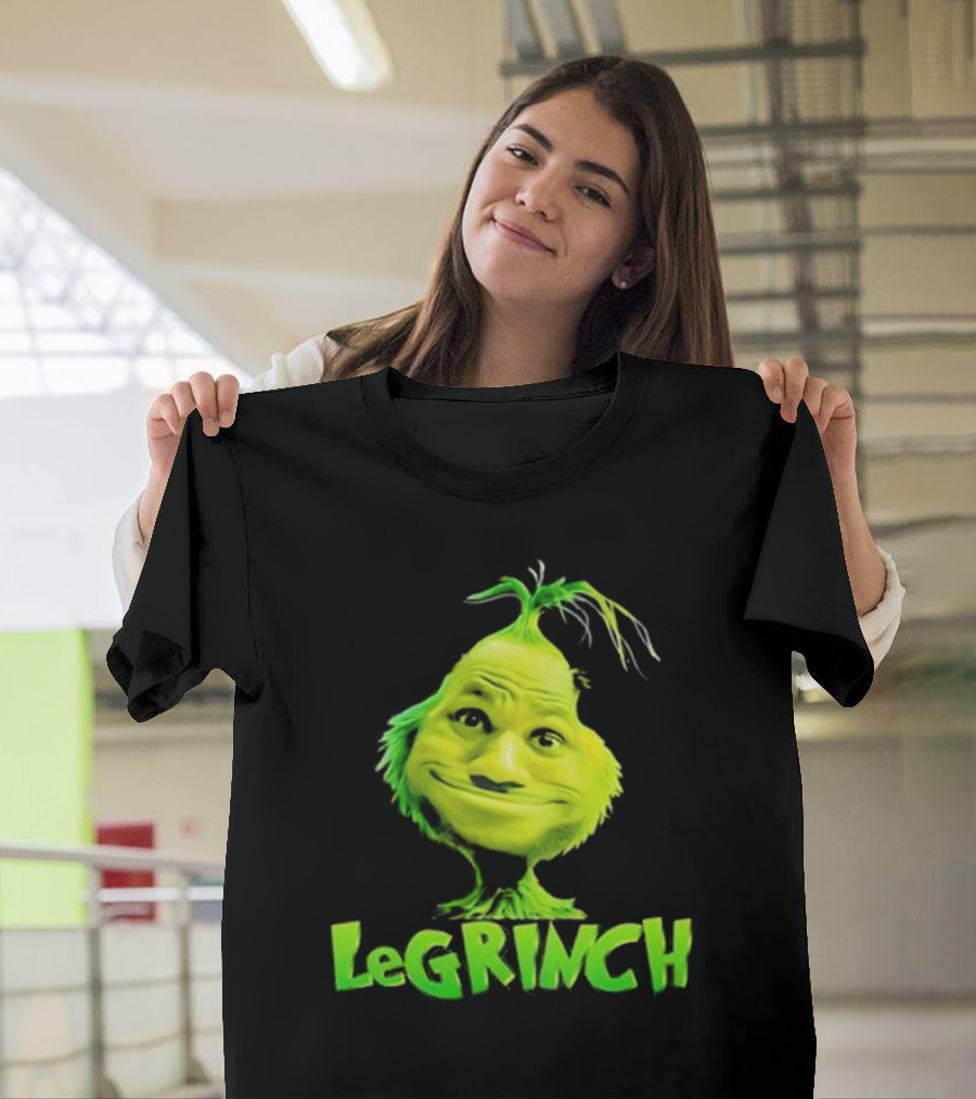 Le Grinch Green Character With Playful Expression T-Shirt