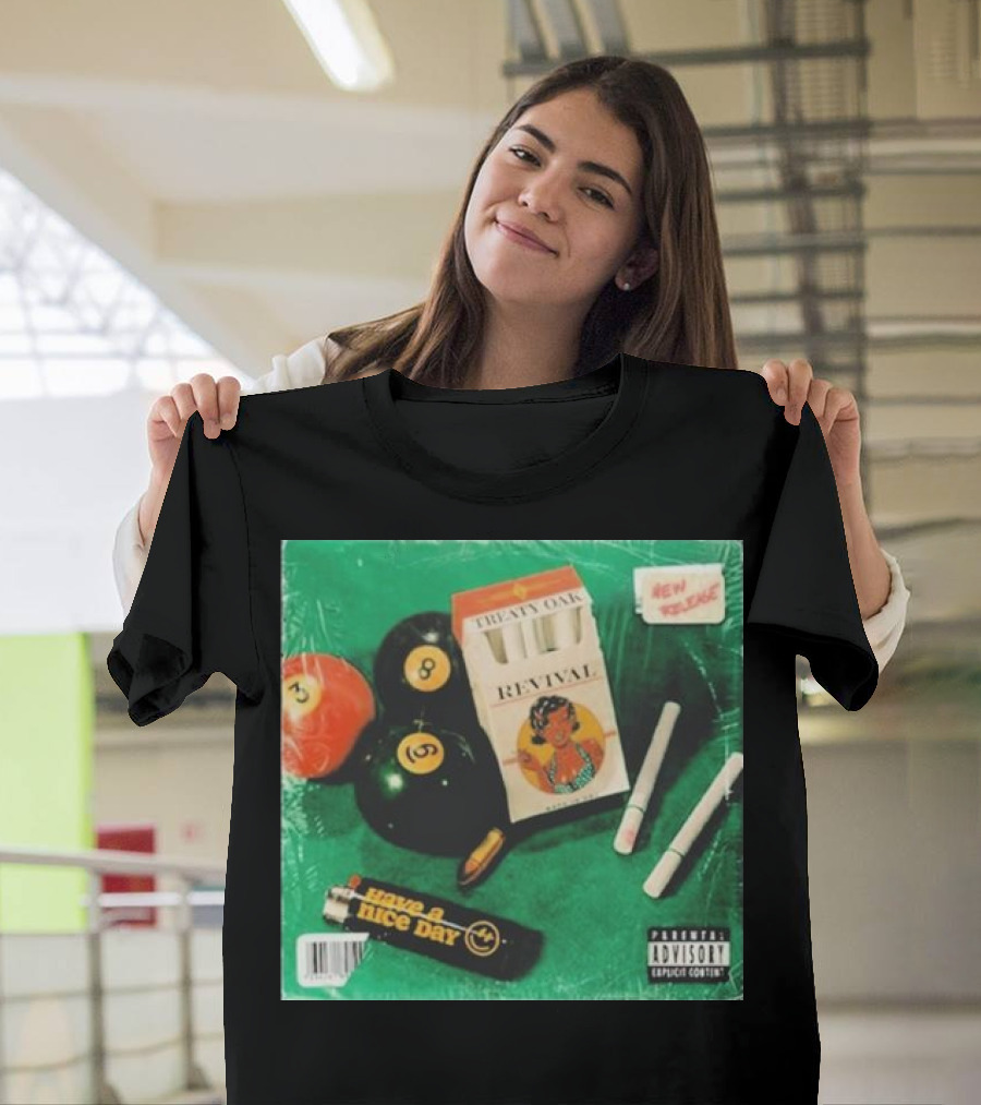 Treaty Oak Revival New Release Have a Nice Day Album T-Shirt