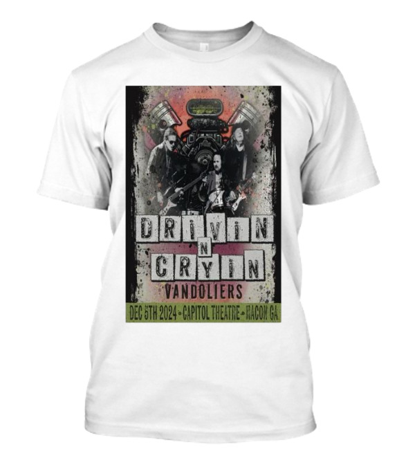 Drivin N Cryin Vandoliers Capitol Theatre Macon GA December 5 T-Shirt