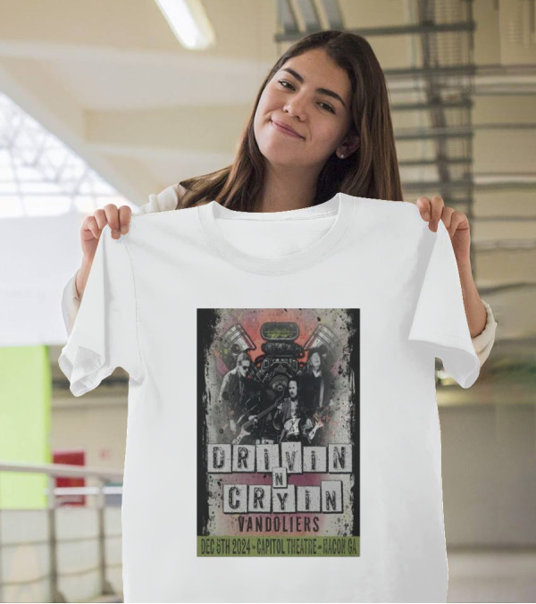 Drivin N Cryin Vandoliers Capitol Theatre Macon GA December 5 T-Shirt