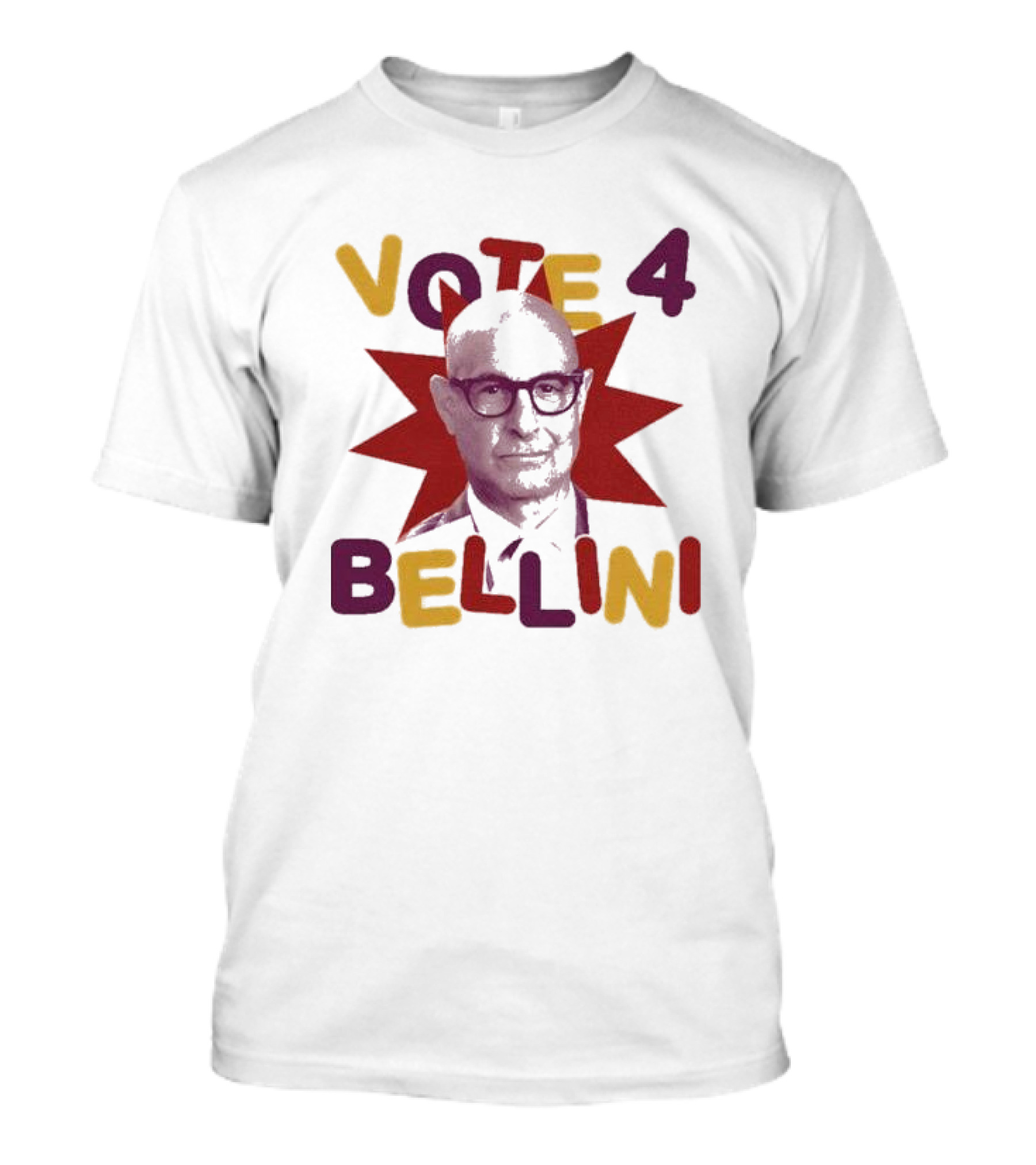 Vote 4 Bellini Don’t Be A Meanie Vote Bellini Starburst Retro T-Shirt