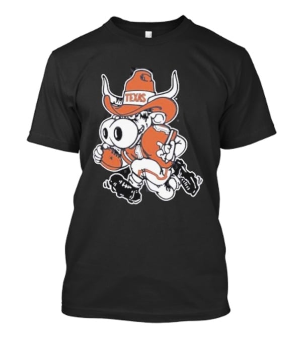 Texas Longhorns Bevo Mascot Football Cowboy T-Shirt