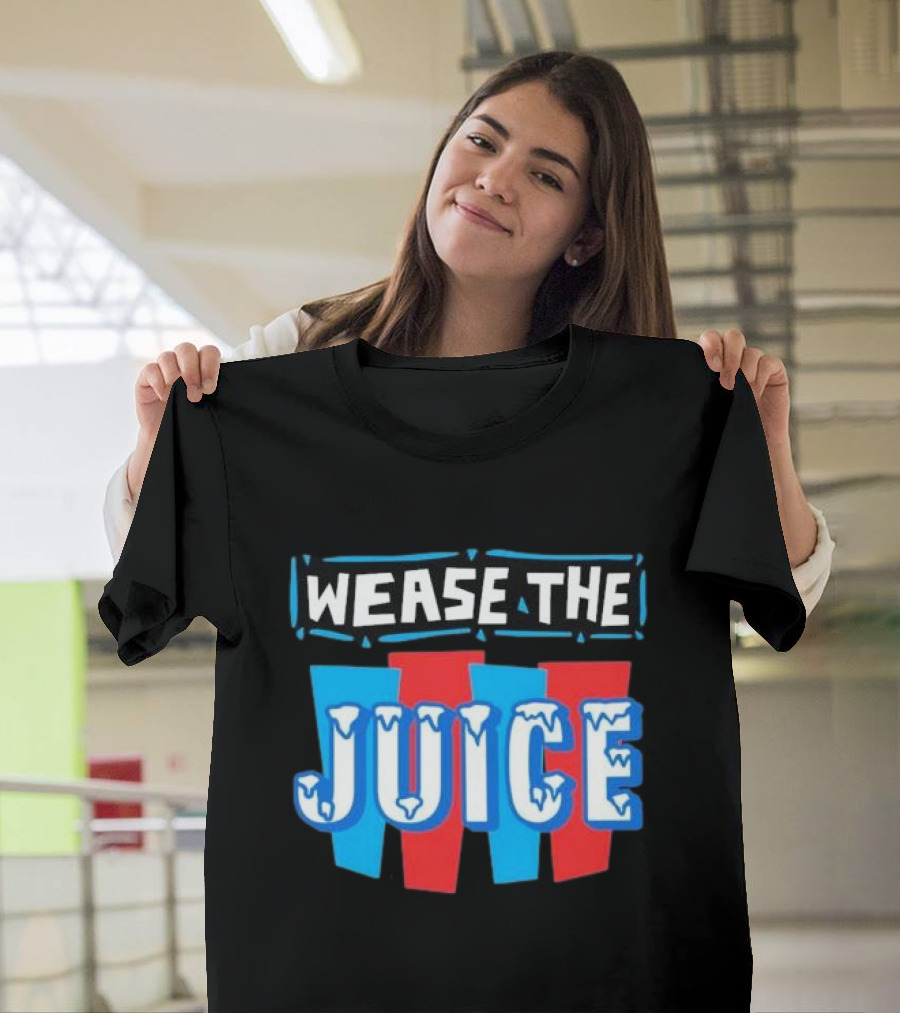 Wease The Juice 90s Style Retro Text T-Shirt
