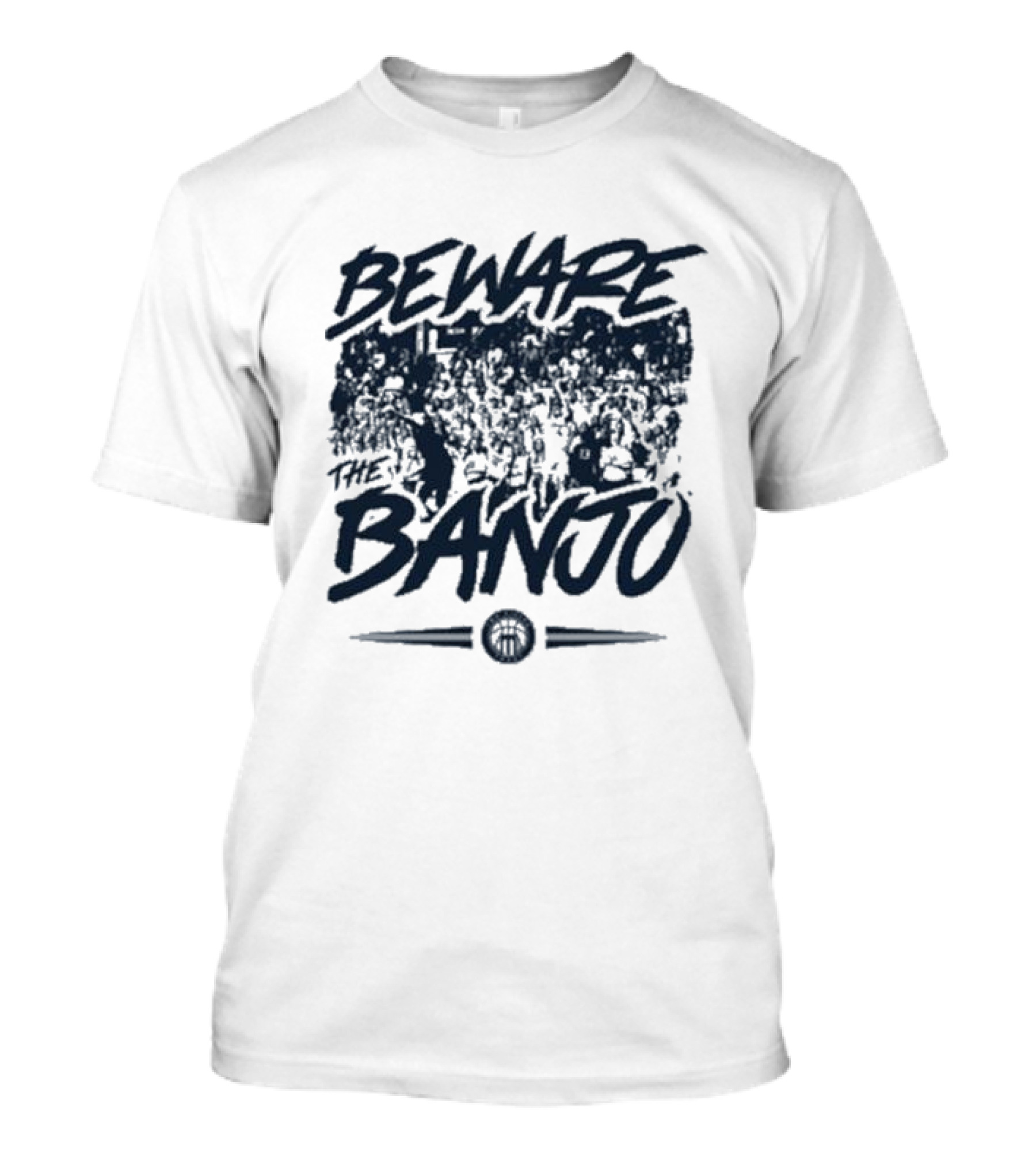 Two Rivers Trust Beware The Banjo Basketball Warning T-Shirt