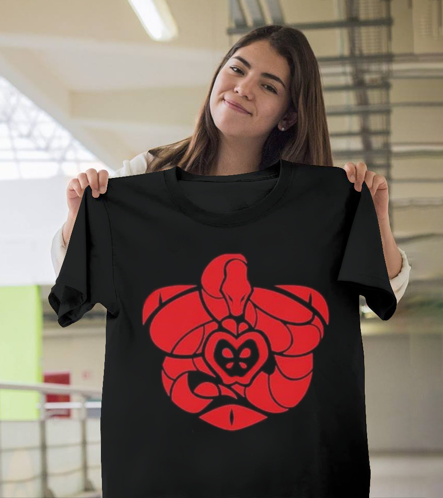 Pride Sigil Snake With Heart And Butterfly Emblem T-Shirt