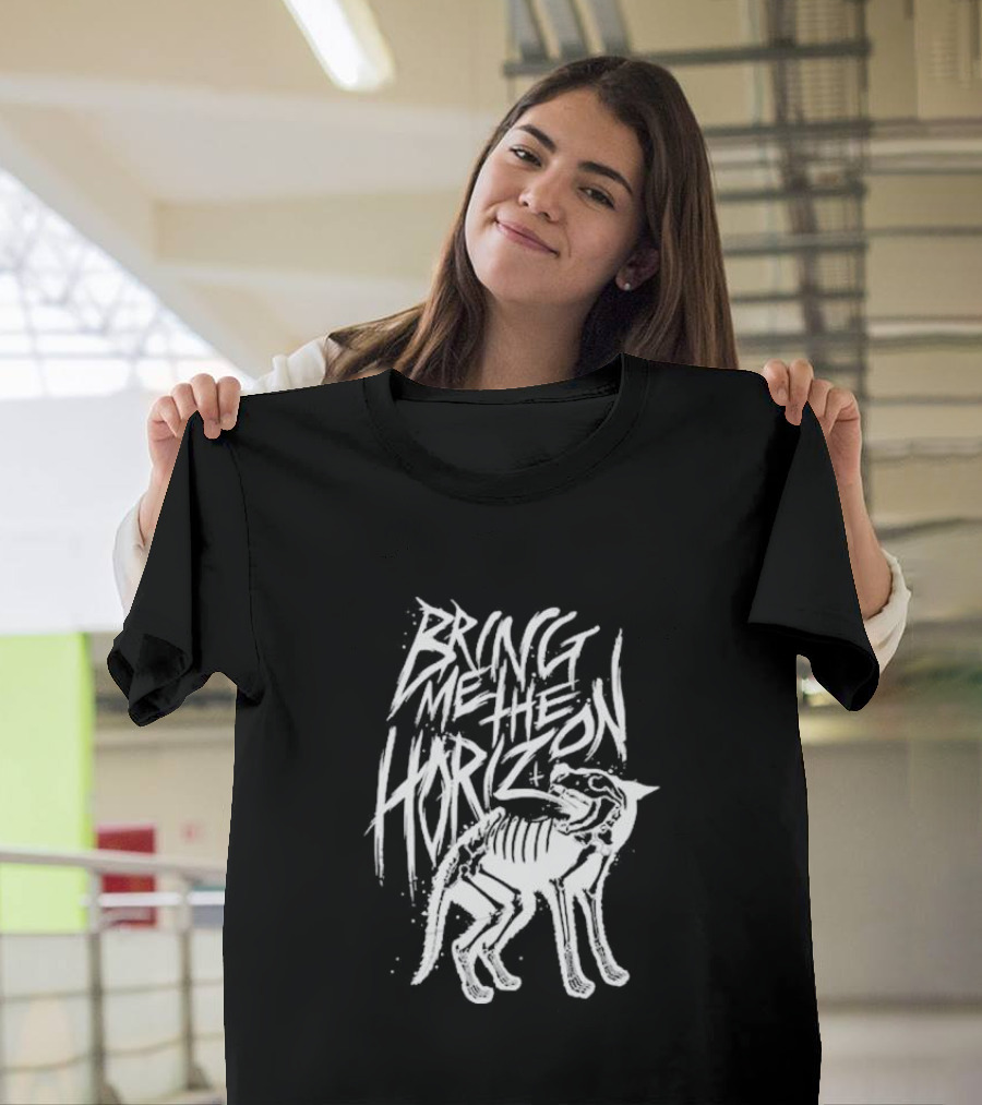 Bring Me The Horizon Cat Skeleton T-Shirt