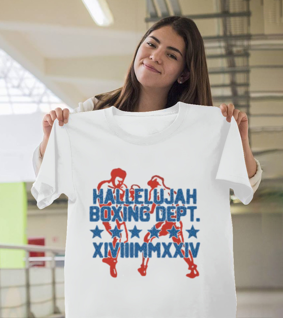 Hallelujah Boxing Dept XVIII MMXXIV T-Shirt