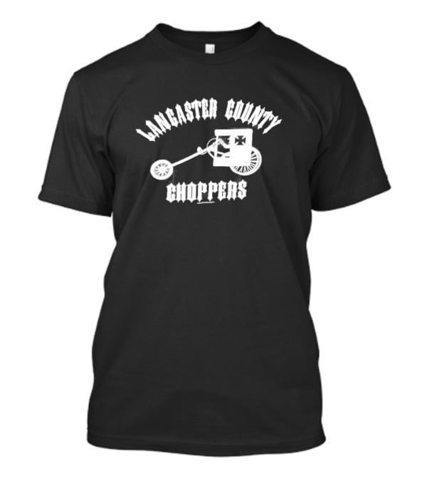 Lancaster County Choppers Amish Buggy Motorcycle Fusion T-Shirt