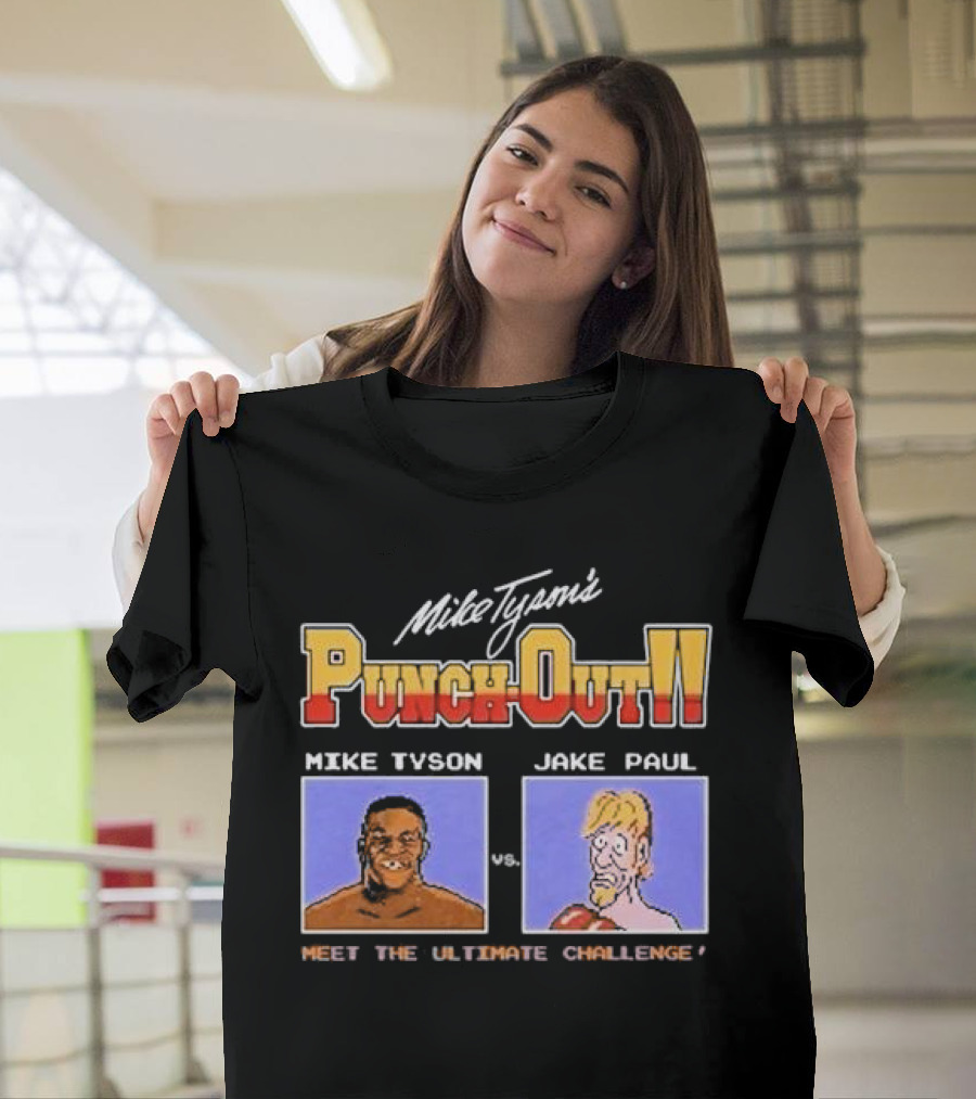 Mike Tyson's Punch-Out Mike Tyson vs Jake Paul Meet the Ultimate Challenge T-Shirt