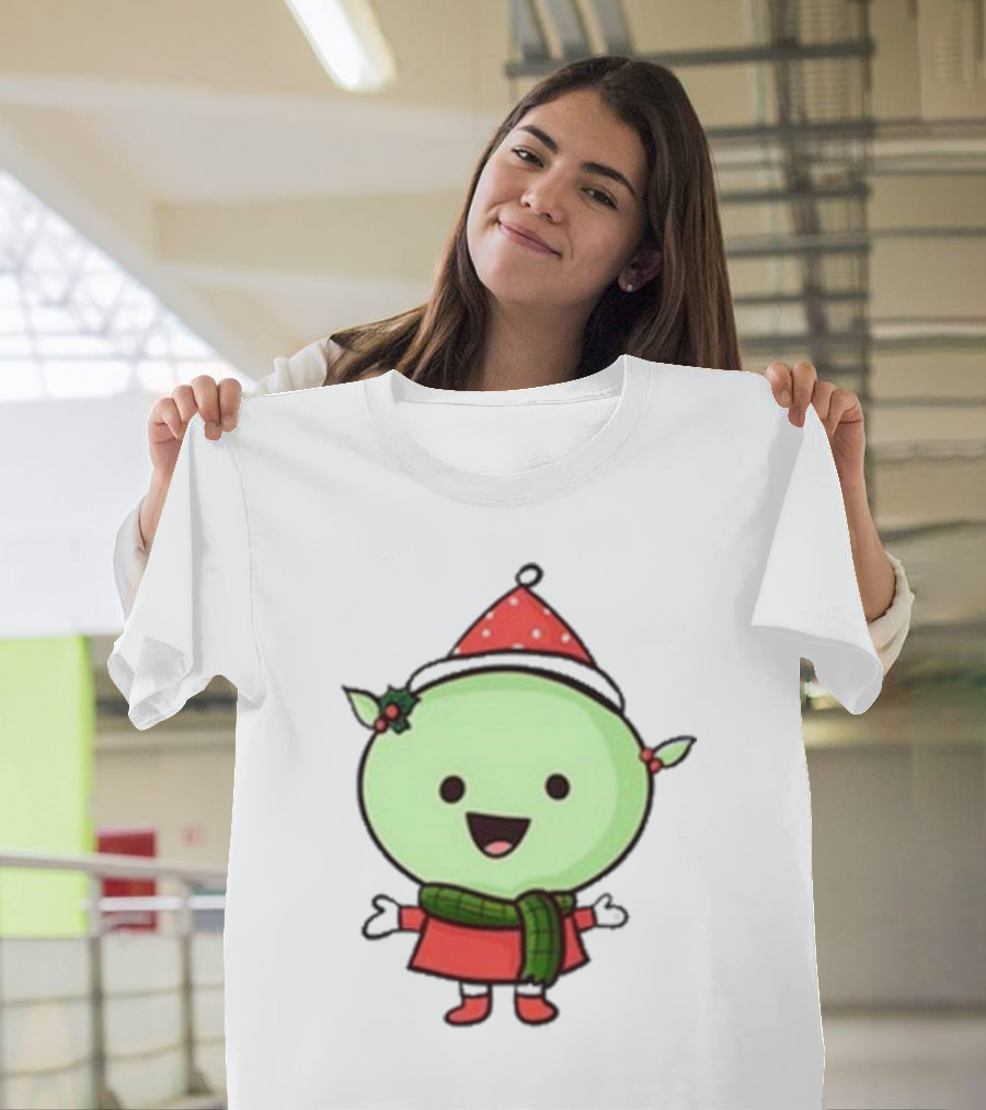 Nanalan Christmas Mona Festive Holiday Character T-Shirt