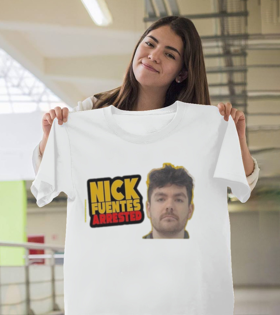 Nick Fuentes Arrested Mugshot T-Shirt