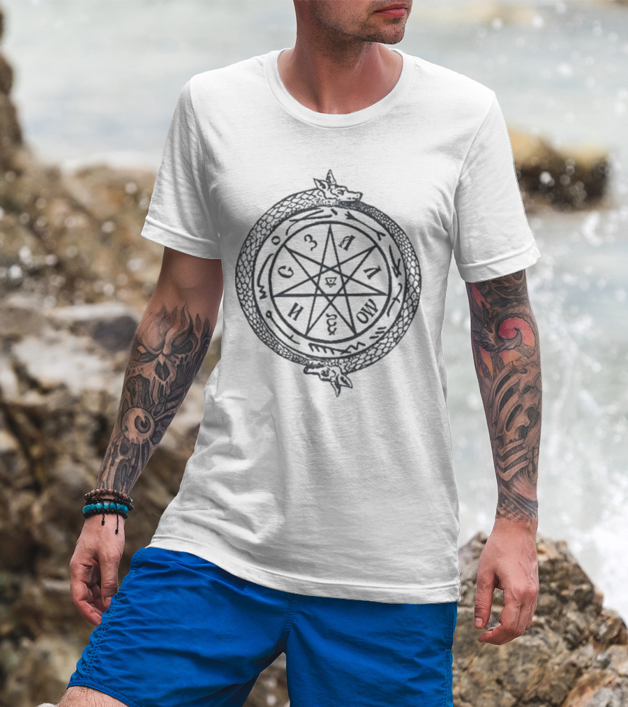 Nosferatu Orlok’s Sigil Ouroboros Pentagram Comfort Colors T-Shirt