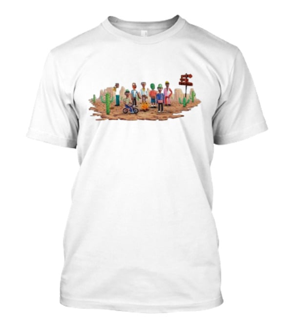 Livestream Tyler, The Creator Claymation Desert Scene T-Shirt