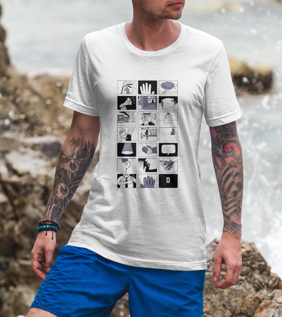 Fingertips: Visual Storyboard Of Hand Motifs And Everyday Life T-Shirt