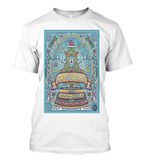 Goosemas North Charleston Coliseum Dec 13-14 2024 Christmas Tree Santa Hat T-Shirt