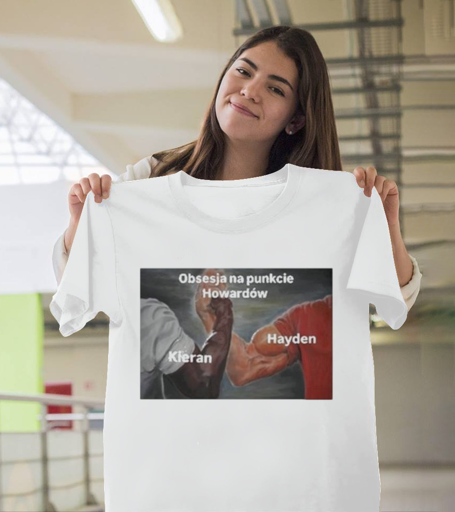 Obsessja na Punkcie Howardów Kieran Hayden Arm Wrestling T-Shirt