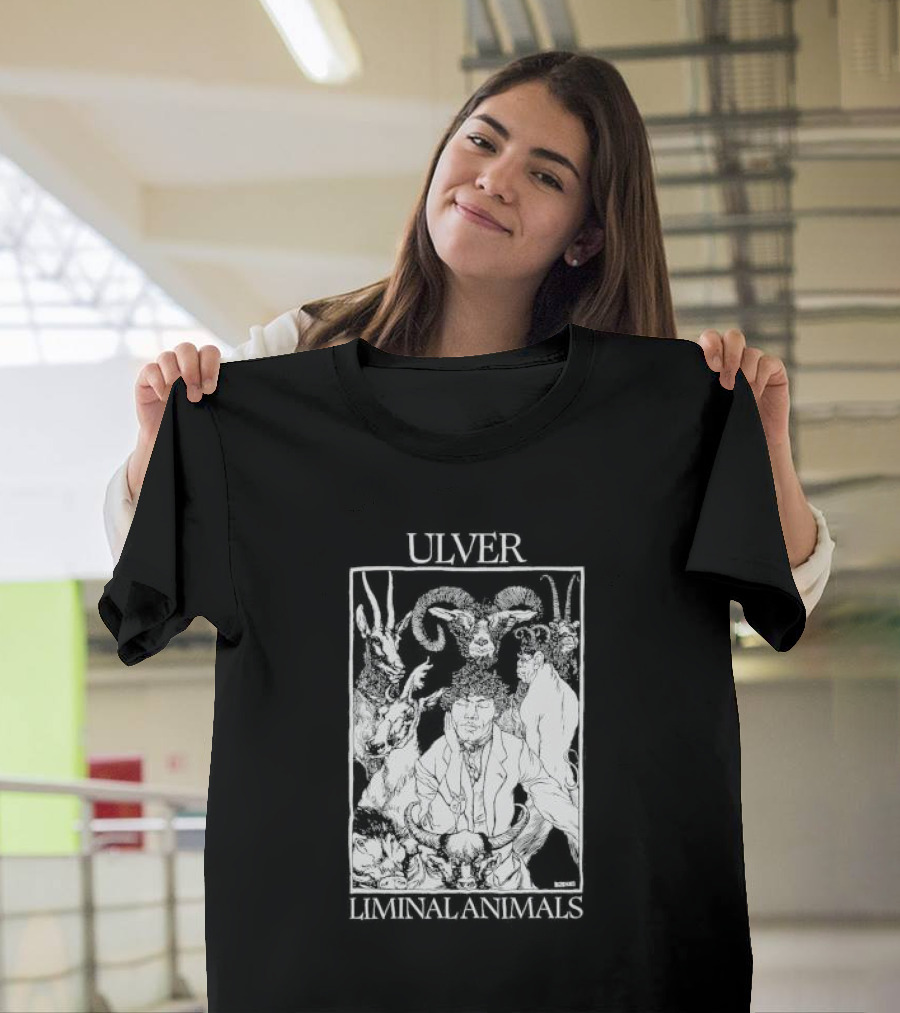 Ulver Liminal Animals Intricate Illustration Mystical Creatures T-Shirt