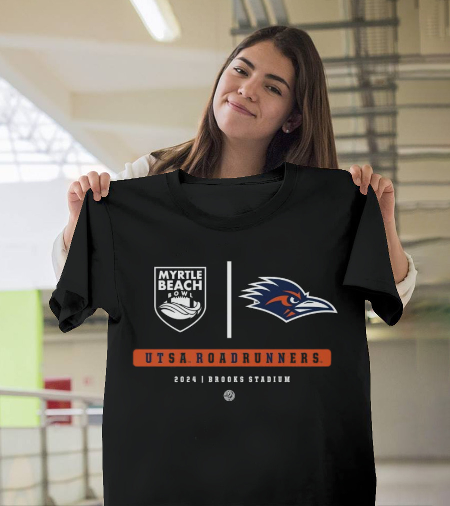 UTSA Roadrunners Myrtle Beach Bowl 2024 Brooks Stadium T-Shirt