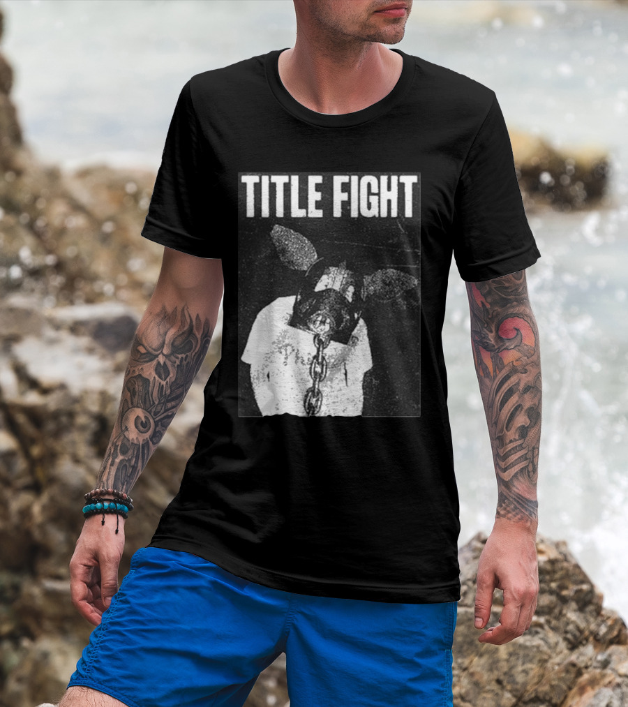 Title Fight Chained Pig Mask T-Shirt