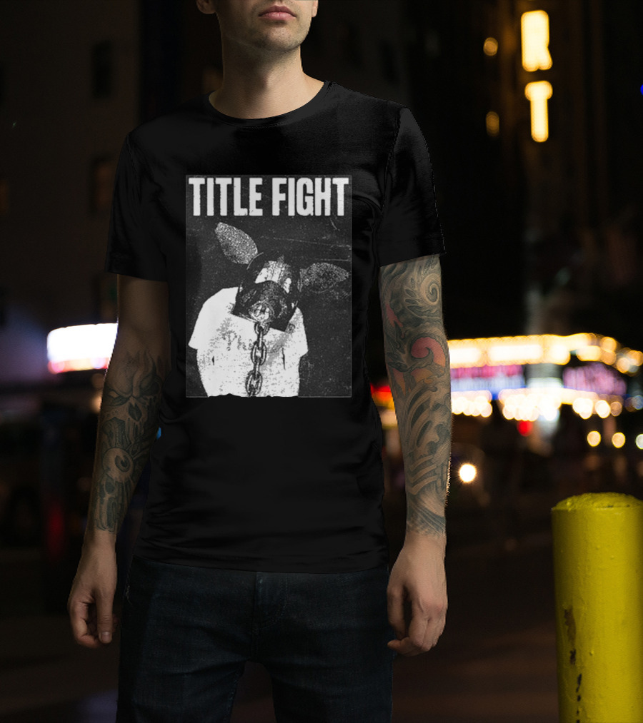 Title Fight Chained Pig Mask T-Shirt
