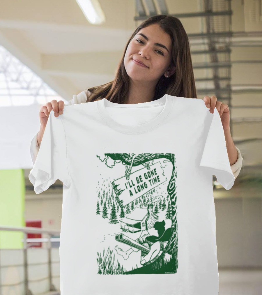 Billy Strings I'll Be Gone A Long Time Cabin Forest Scene T-Shirt