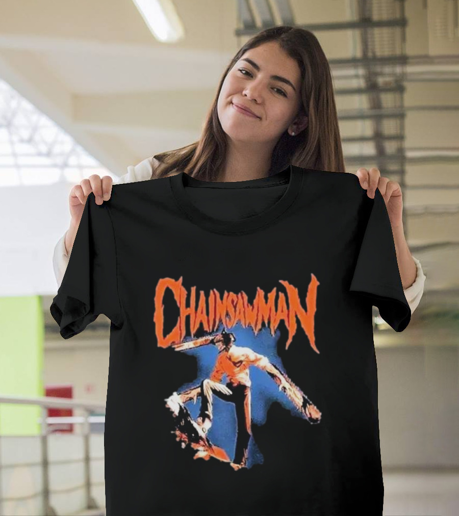 Chainsaw Man Denji Chains Metal T-Shirt
