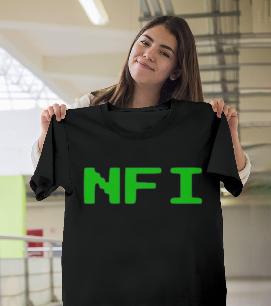 Ewanmitchellitalia Warchild NFI Green Text T-Shirt