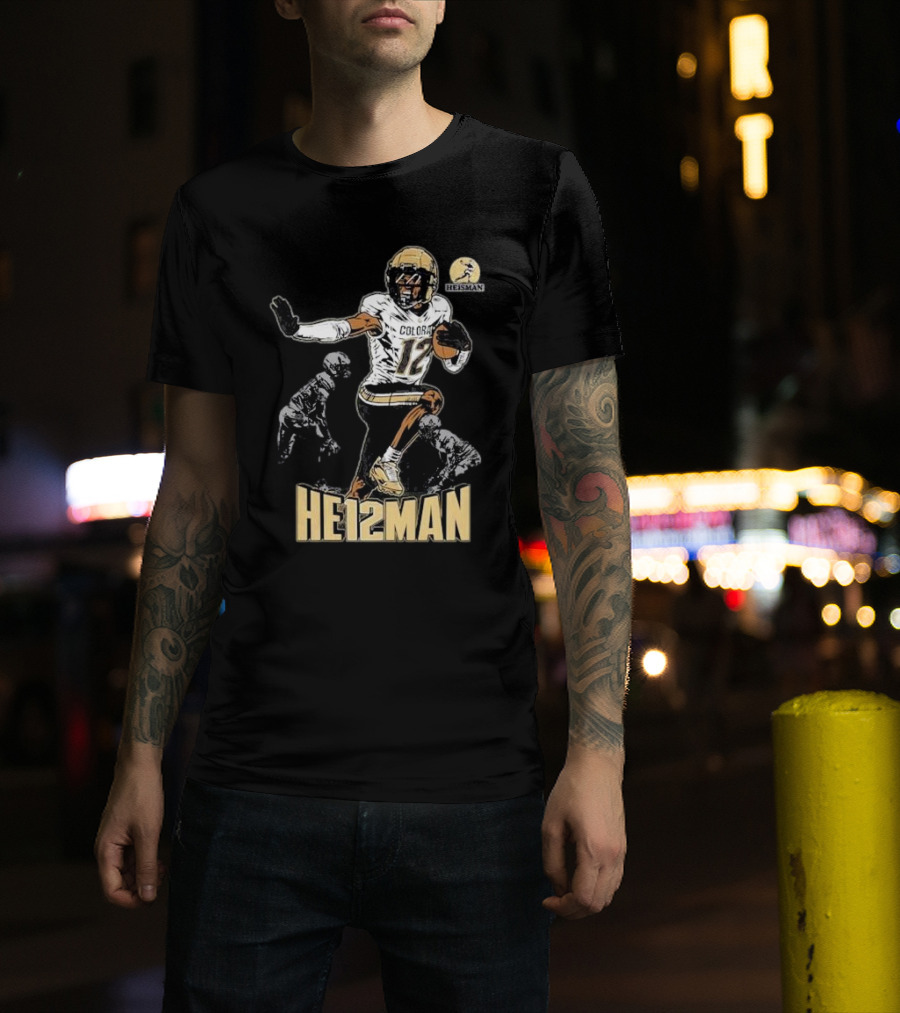 Heisman Colorado Football He12man Winner Travis Hunter T-Shirt