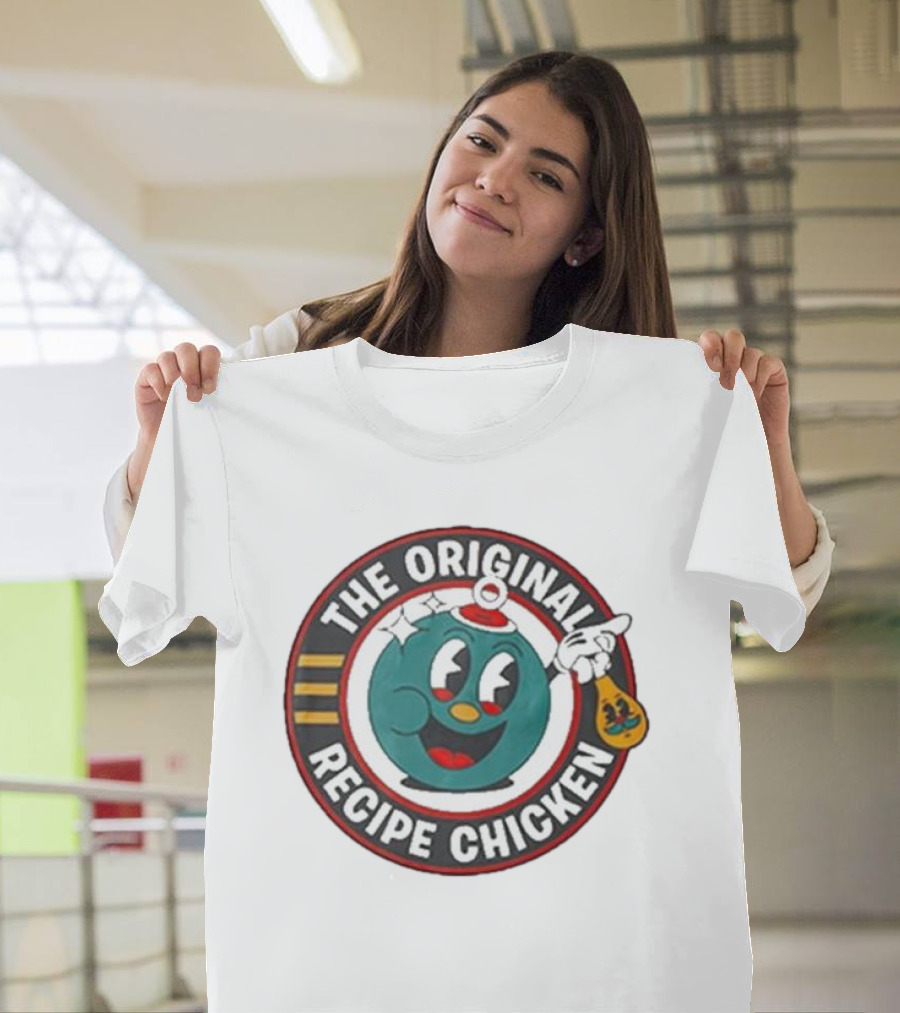 Yeye Weller KFC The Original Recipe Chicken Christmas Bauble White Printed T-Shirt