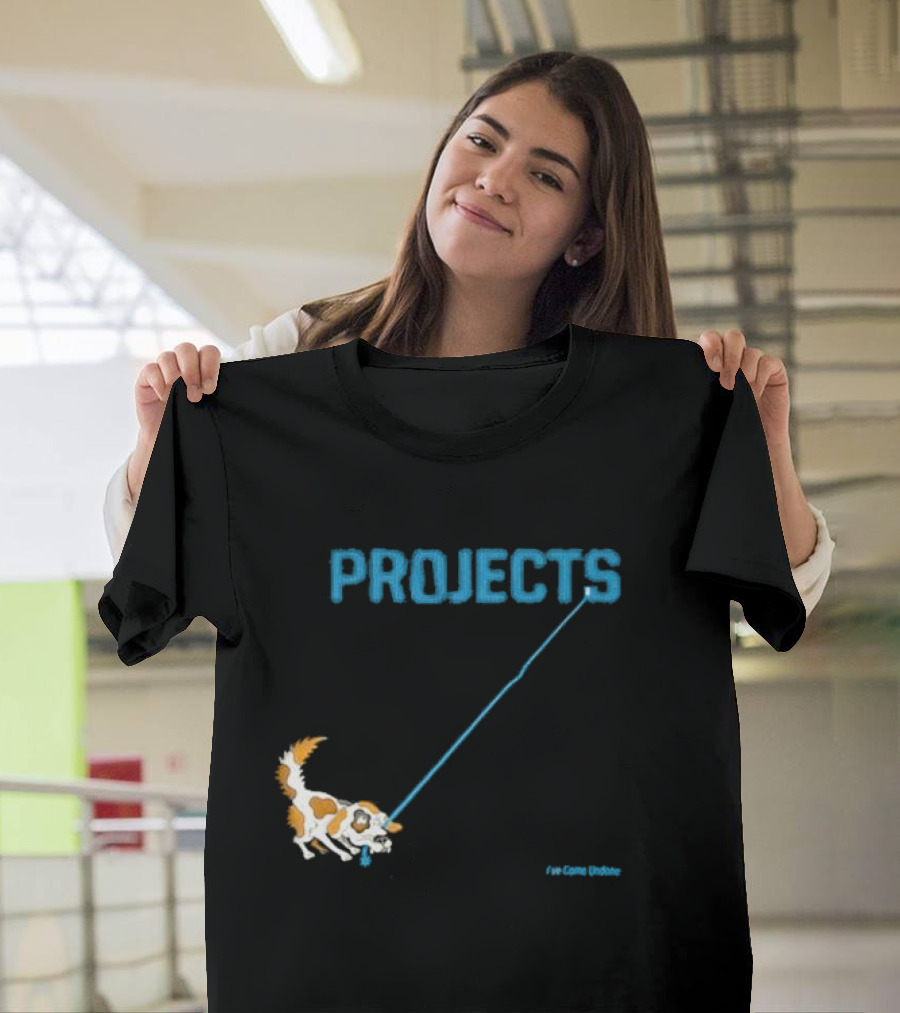 Projects I've Come Undone Weezer Dog T-Shirt