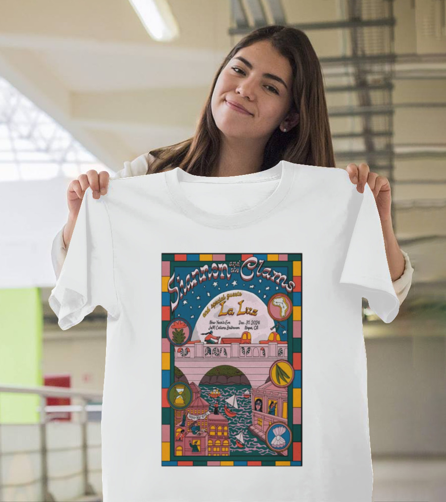 Shannon And The Clams New Year's Eve Featuring La Luz Napa CA Jam Cellars Ballroom Dec 31 T-Shirt