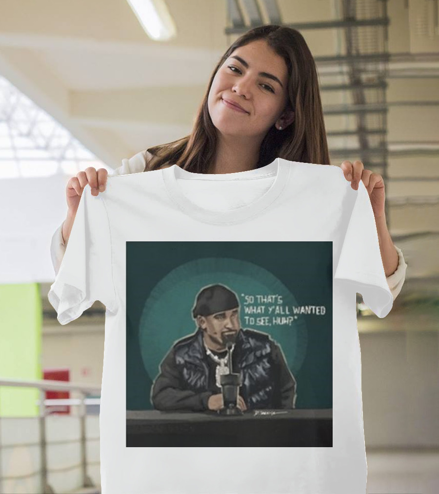 So That’s What Y’all Wanted to See Huh Press Conference Moment with Microphone T-Shirt