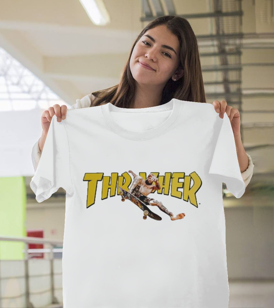 Atlas Thrasher Skateboarding T-Shirt