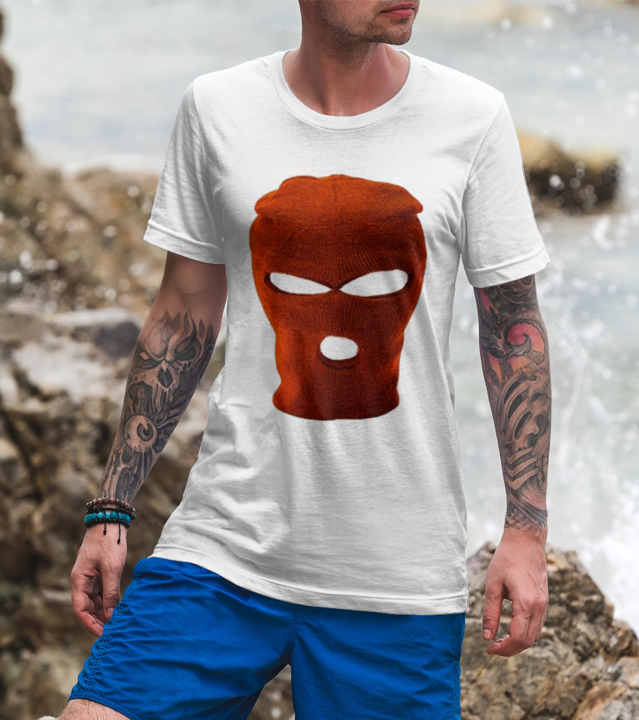 Nobigdyl Rob Hell Red Ski Mask T-Shirt