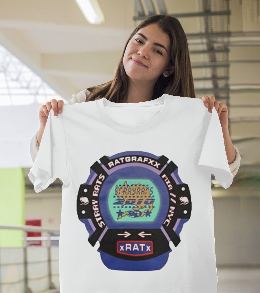 Stray Rats Ratgrafxx MTA II NYC xRATx T-Shirt