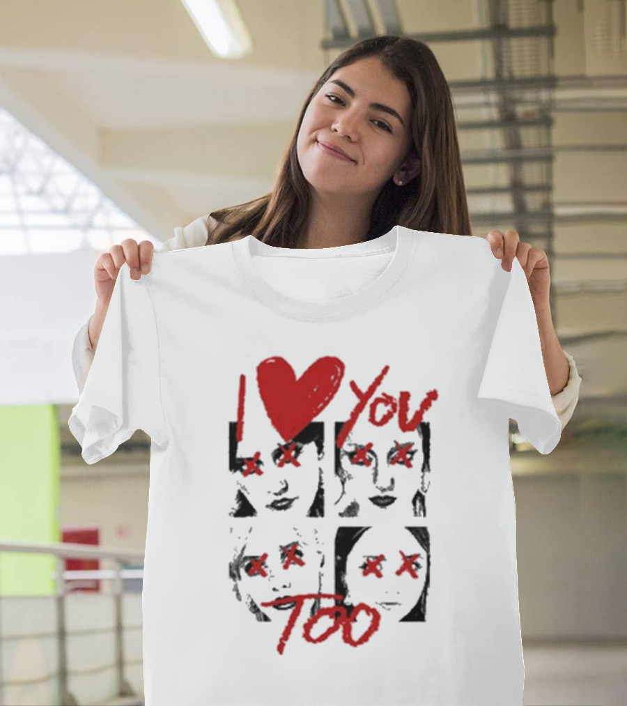 Teen Jesus And The Jean Teasers I Love You Too Eyes Crossed T-Shirt