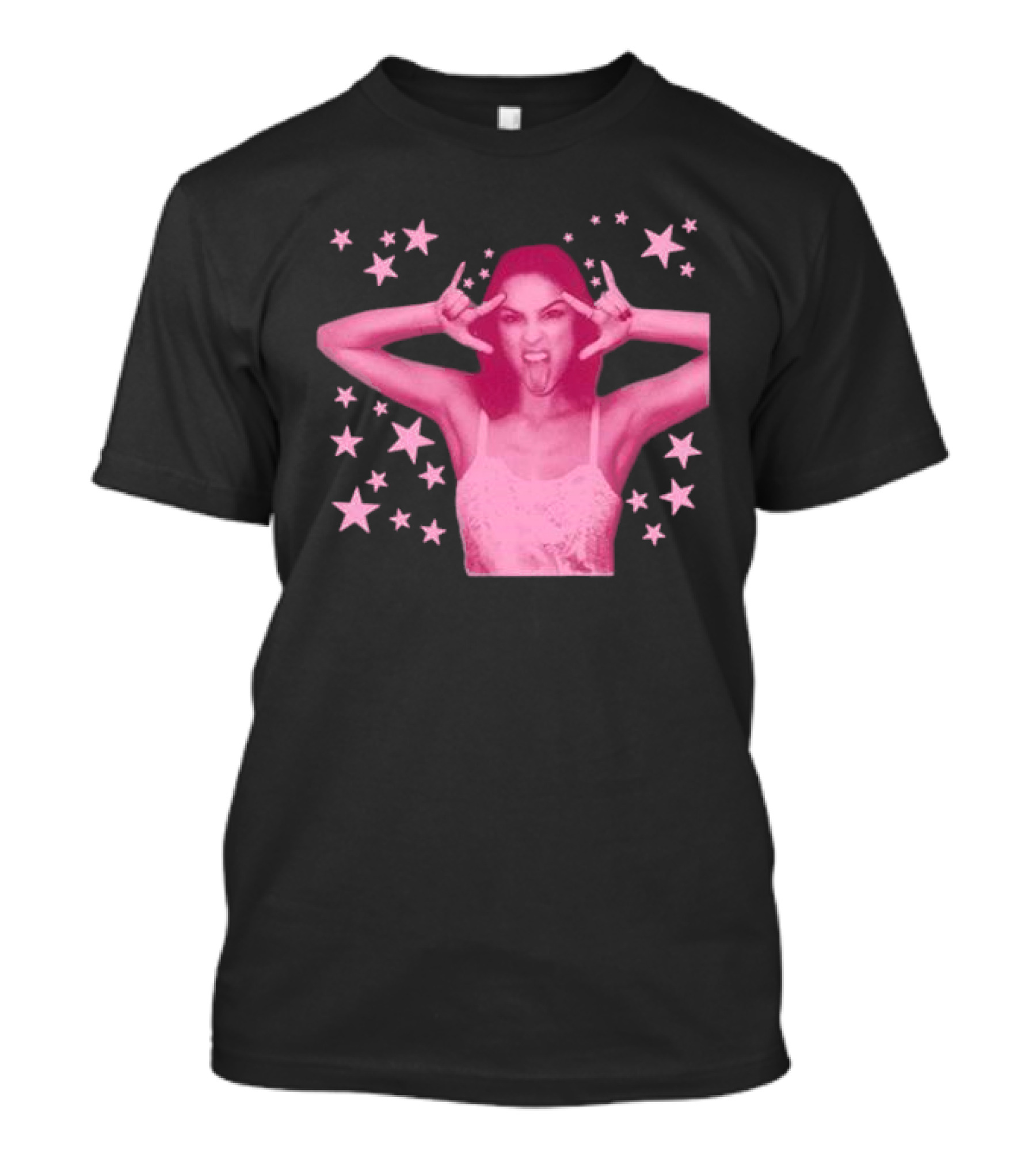 Olivia Rodrigo Spotify Wrapped Stars Pink Aesthetic T-Shirt