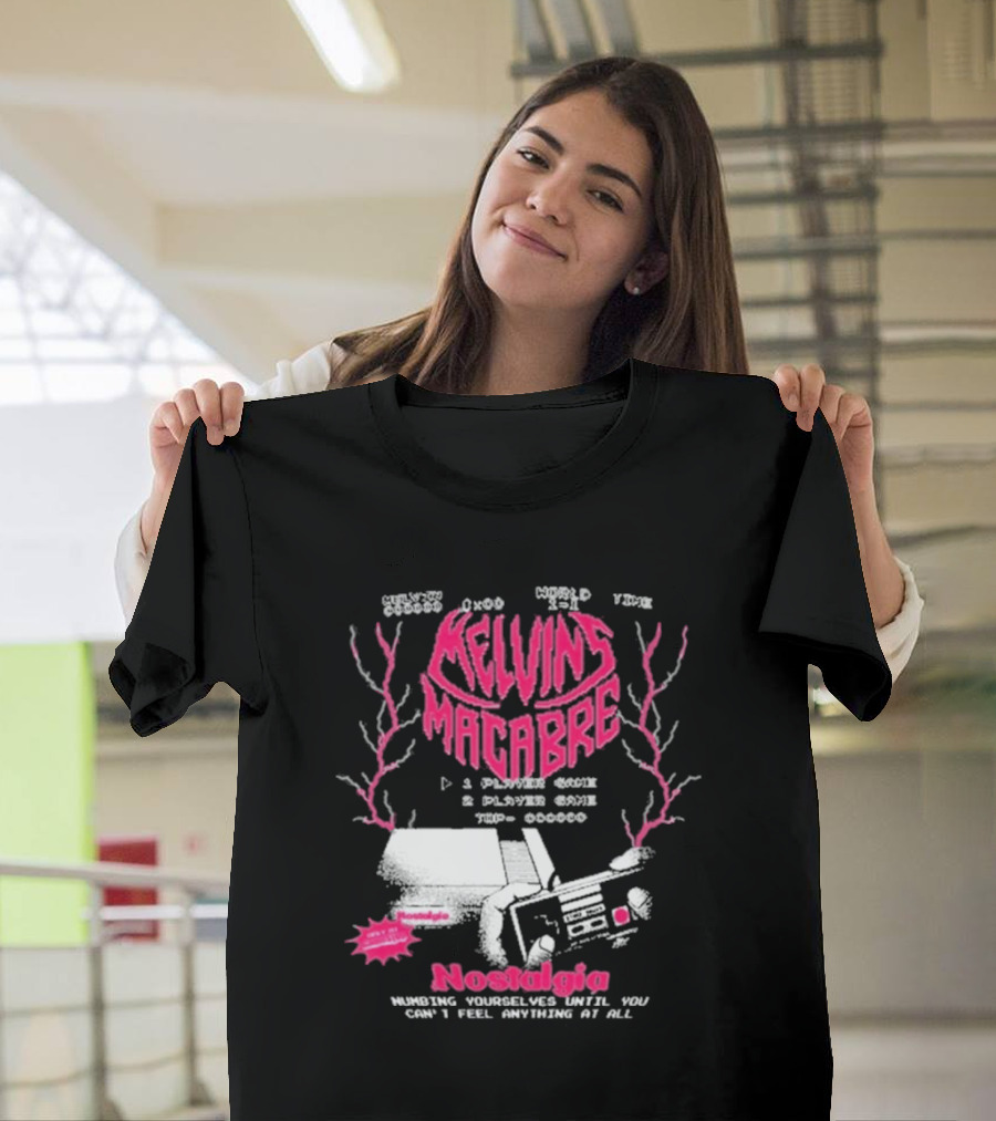 Melvins Macabre Nostalgia Numbing Yourself World View Meatcanyon 1 Player 2 Player Game 000000 T-Shirt