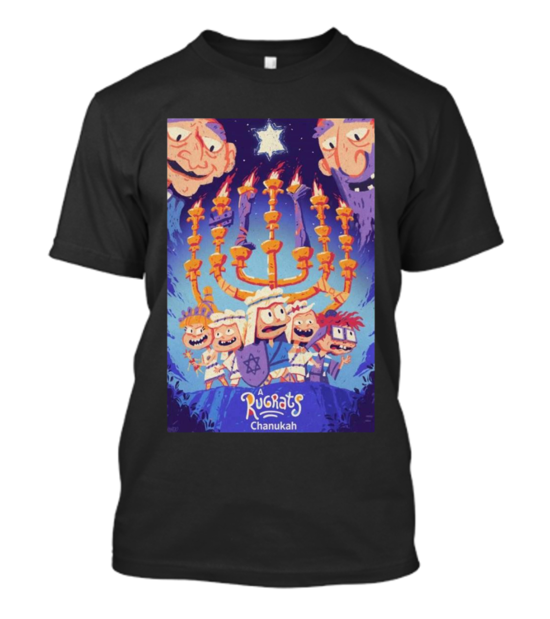 Mondo Debuts A Rugrats Chanukah With Menorah Adventure T-Shirt