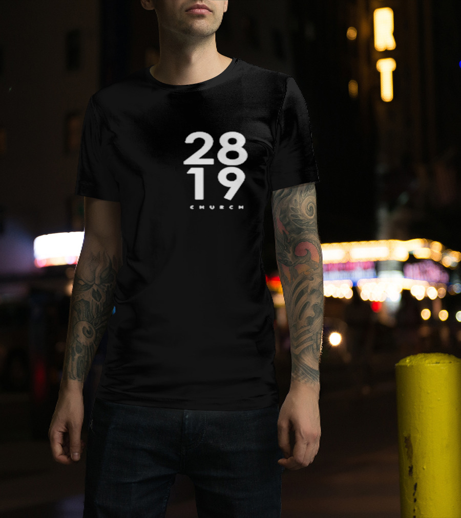Philip Anthony Mitchell 2819 Church Minimalist Number T-Shirt