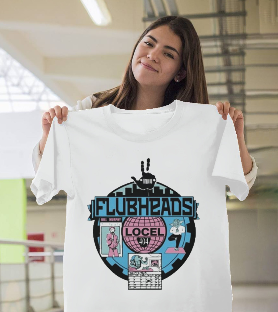 Flubheads Bill Murphy Locel 404 Retro Robot T-Shirt