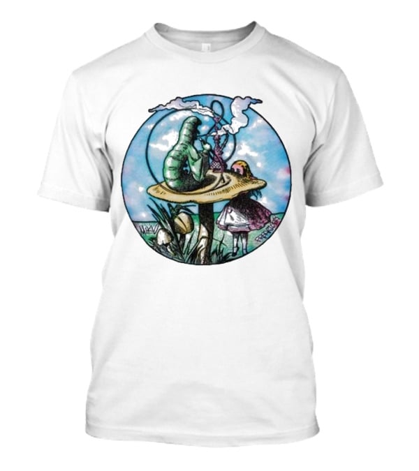 Red Hot Chili Peppers X Freaktopia Caterpillar Mushroom Wonderland T-Shirt