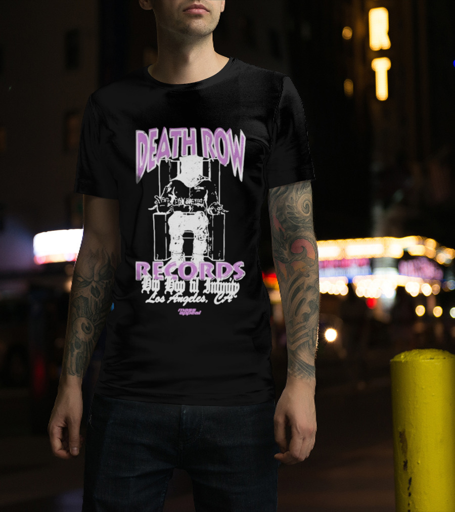 Death Row Records Los Angeles Hip Hop Till Infinity Mass Appeal T-Shirt