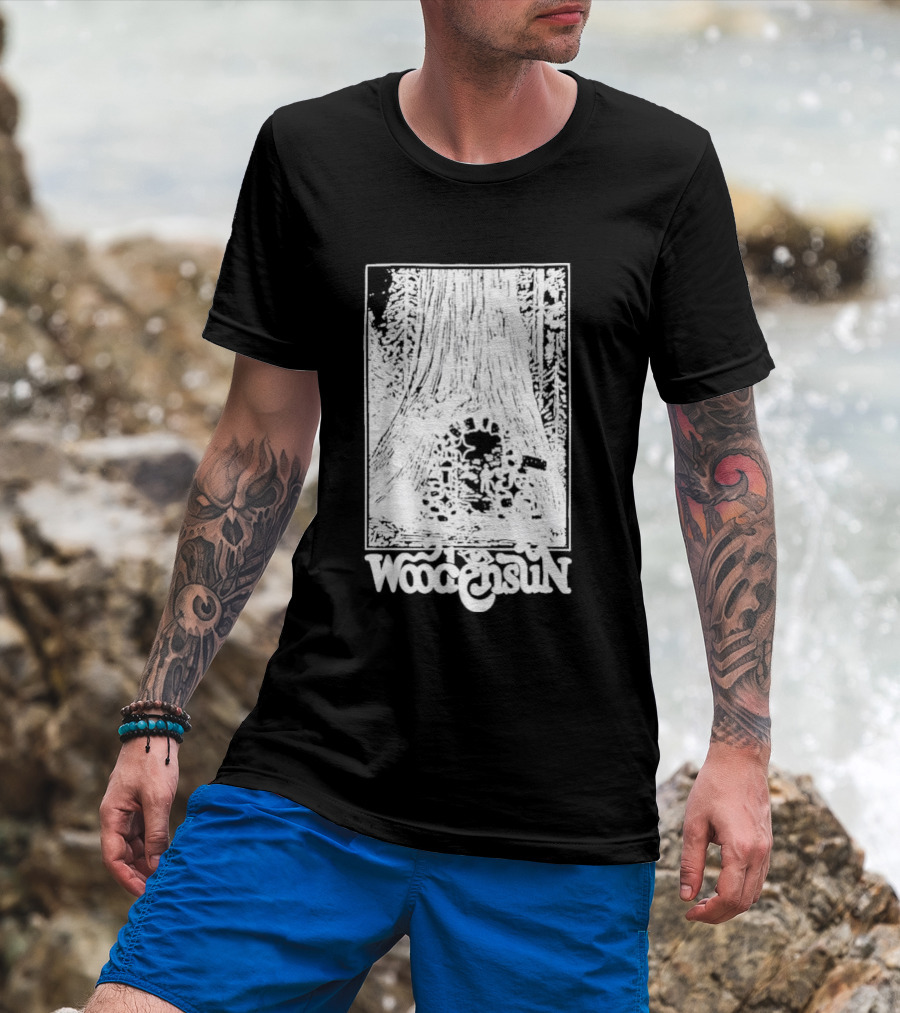 Woodensun Enchanted Realm Beneath The Giant Tree T-Shirt