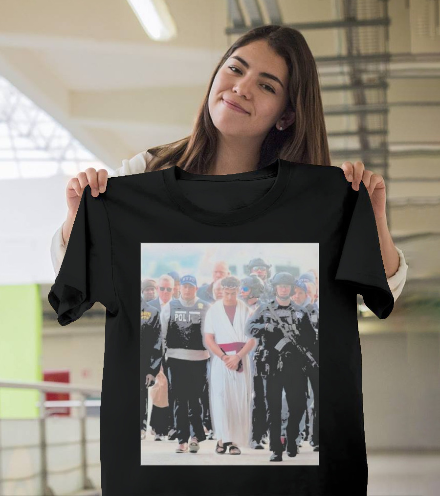 Luigi Mangione Christ Police Procession Iconic T-Shirt