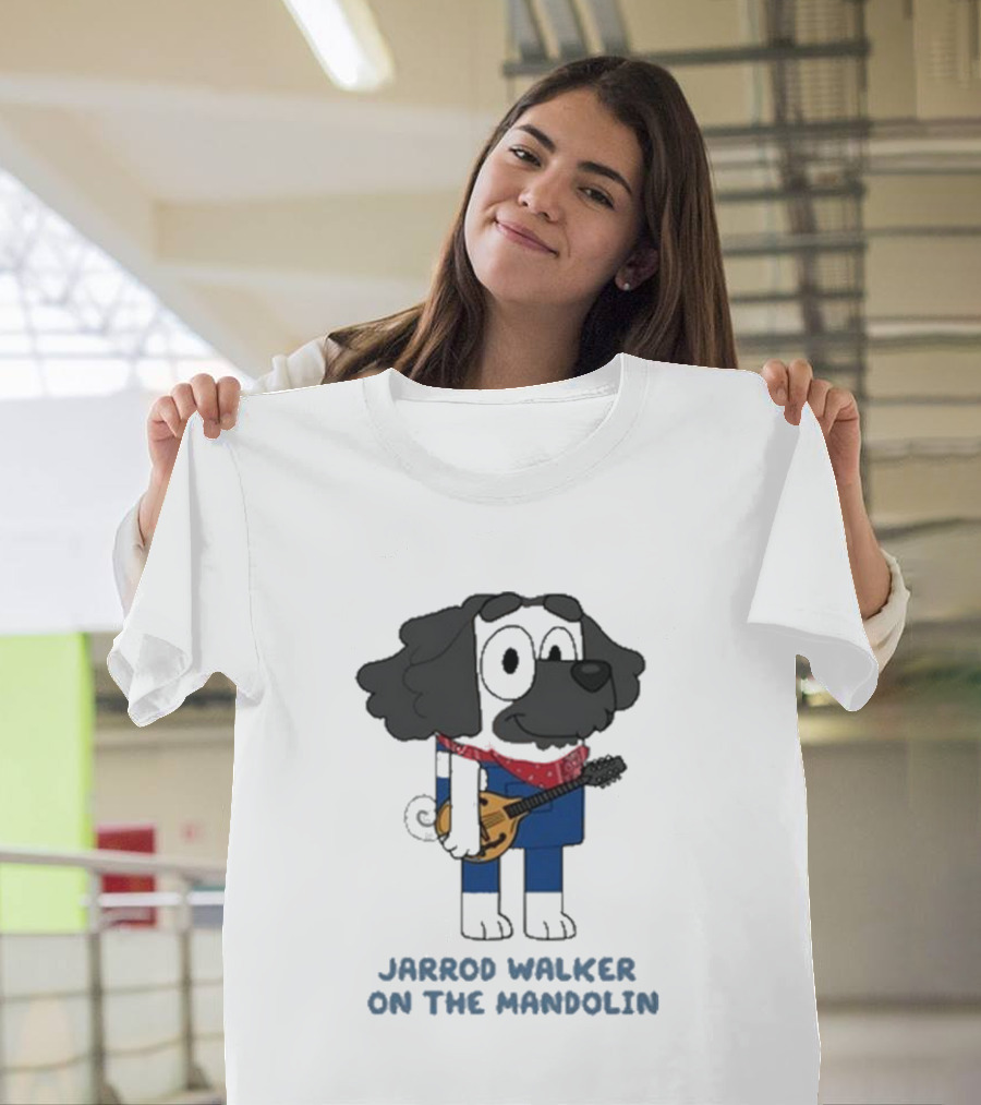Jarrod Walker On The Mandolin Jar Dawg Love And Sound T-Shirt